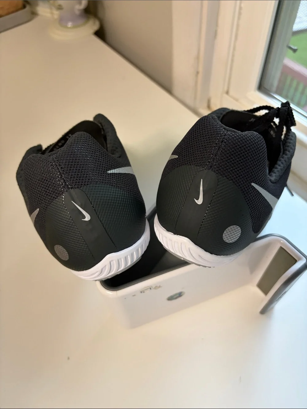 Nike Zoom Rival Multi Track & Field Shoes Black/Silver Men 9.5 NWOT